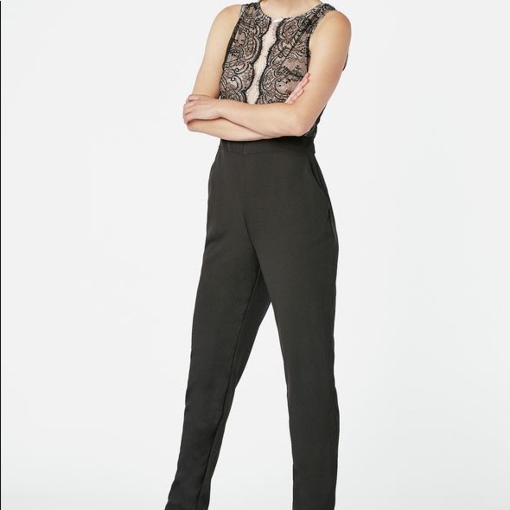 Lace Tailored Jumpsuit